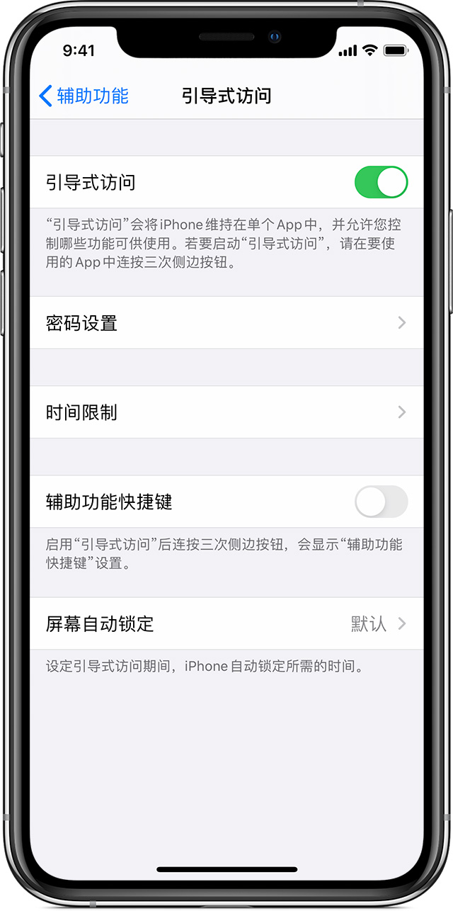 华州苹果手机维修分享如何在 iPhone 上退出引导式访问 